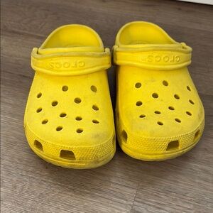 CROCS Yellow Water Shoes